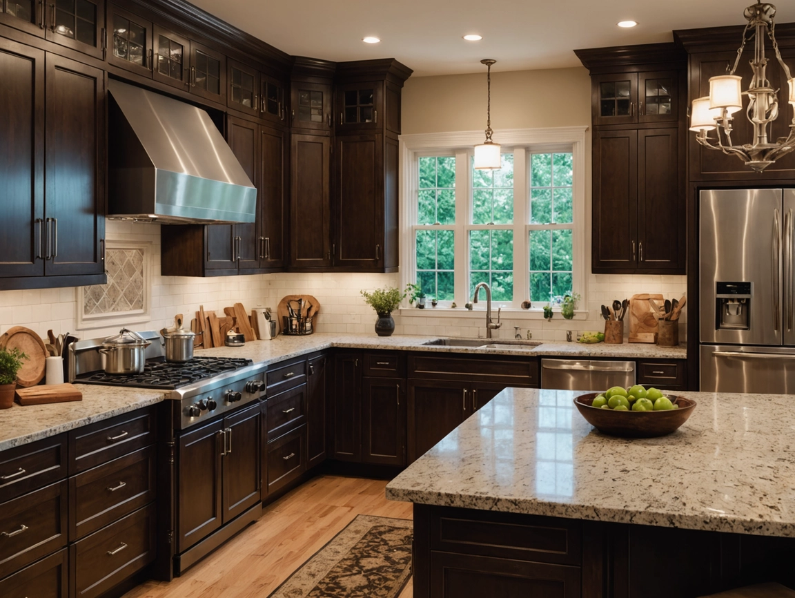 Professional kitchen cabinet refinishing vs replacement comparison in Sioux City, Iowa.