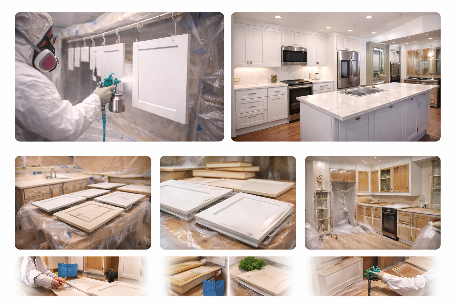 Kitchen cabinet renovation process step-by-step